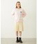 FLOWER DOT PATTERN LOGO WIDE L/S TEE
