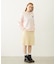 FLOWER DOT PATTERN LOGO WIDE L/S TEE