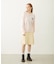 FLOWER DOT PATTERN LOGO WIDE L/S TEE