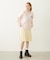 FLOWER DOT PATTERN LOGO WIDE L/S TEE
