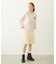 FLOWER DOT PATTERN LOGO WIDE L/S TEE