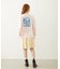 FLOWER DOT PATTERN LOGO WIDE L/S TEE