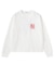 FLOWER DOT PATTERN LOGO WIDE L/S TEE
