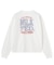 FLOWER DOT PATTERN LOGO WIDE L/S TEE