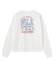 FLOWER DOT PATTERN LOGO WIDE L/S TEE