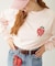 MELTY STRAWBERRY WIDE L/S TEE