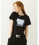 GLITTER HALFTONE LOGO COMPACT S/S TEE
