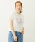 GLITTER HALFTONE LOGO COMPACT S/S TEE