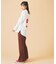 PLAID INVERTED BOX PLEAT PANTS