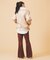 PLAID INVERTED BOX PLEAT PANTS