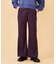 PLAID INVERTED BOX PLEAT PANTS