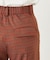 PLAID INVERTED BOX PLEAT PANTS