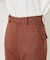 PLAID INVERTED BOX PLEAT PANTS