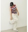 TWO-TYPE STRIPED KNIT VEST