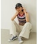 TWO-TYPE STRIPED KNIT VEST