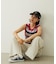 TWO-TYPE STRIPED KNIT VEST