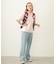 TWO-TYPE STRIPED KNIT VEST