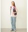 TWO-TYPE STRIPED KNIT VEST