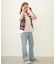 TWO-TYPE STRIPED KNIT VEST