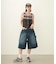 TWO-TYPE STRIPED KNIT VEST