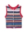 TWO-TYPE STRIPED KNIT VEST
