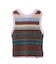 TWO-TYPE STRIPED KNIT VEST