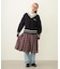 MILKFED. PATCH V-NECK KNIT