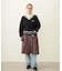 MILKFED. PATCH V-NECK KNIT