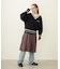 MILKFED. PATCH V-NECK KNIT