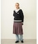 MILKFED. PATCH V-NECK KNIT