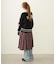 MILKFED. PATCH V-NECK KNIT