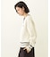 MILKFED. PATCH V-NECK KNIT