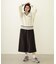 MILKFED. PATCH V-NECK KNIT