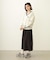 MILKFED. PATCH V-NECK KNIT