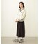 MILKFED. PATCH V-NECK KNIT