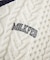 MILKFED. PATCH V-NECK KNIT