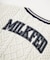 MILKFED. PATCH V-NECK KNIT