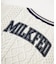 MILKFED. PATCH V-NECK KNIT