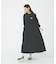 ROUND COLLAR GATHERED DRESS
