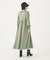 ROUND COLLAR GATHERED DRESS