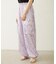 FLORAL PATTERN SATIN CARGO PANTS