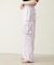 FLORAL PATTERN SATIN CARGO PANTS