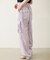 FLORAL PATTERN SATIN CARGO PANTS