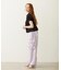 FLORAL PATTERN SATIN CARGO PANTS