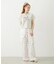 FLORAL PATTERN SATIN CARGO PANTS