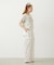 FLORAL PATTERN SATIN CARGO PANTS
