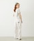 FLORAL PATTERN SATIN CARGO PANTS