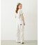 FLORAL PATTERN SATIN CARGO PANTS