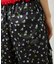FLORAL PATTERN SATIN CARGO PANTS