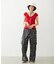 FLORAL PATTERN SATIN CARGO PANTS